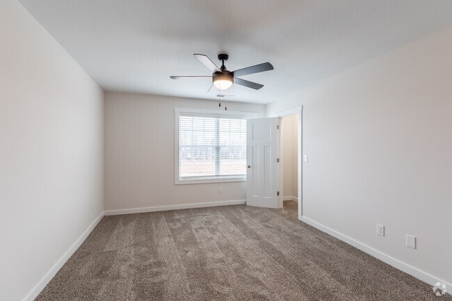 2BR, 2.5BA - 1,280SF - Primary Bedroom