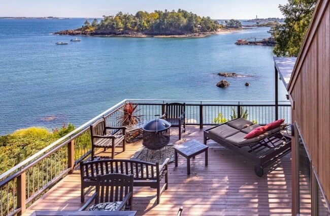 View from office balcony