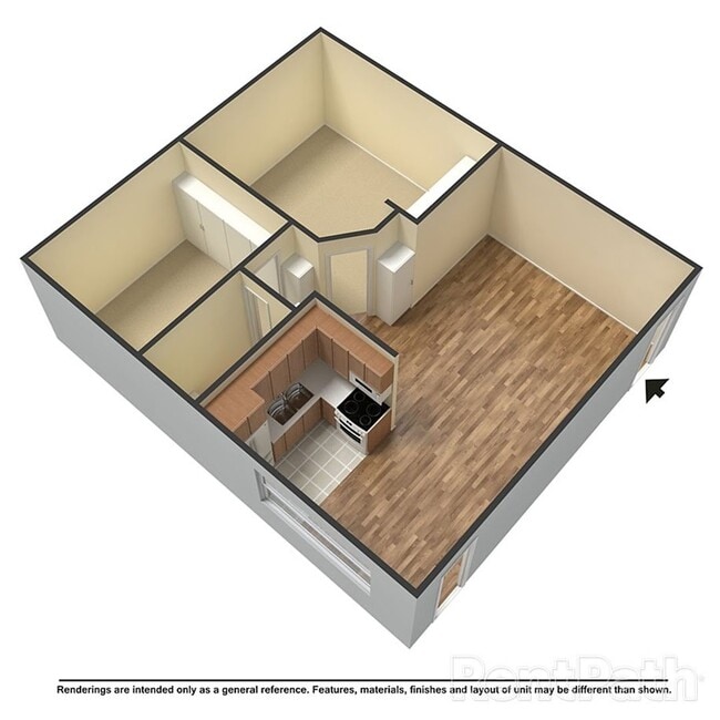 Photo - 2-Bedroom, 1-Bath Unit 75-C