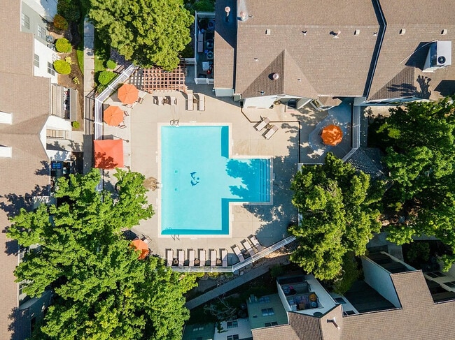 Cottonwood Apartments Arial View in SLC - Cottonwood Apartments