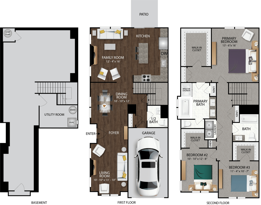 Floor Plan - Thoroughbred - Furnished