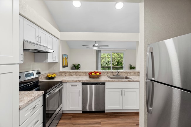 Experience modern living with this stylish kitchen, designed for both functionality and aesthetics.