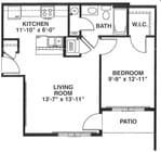 1BR/1BA