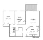 2BR/1BA