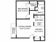 1BR/1BA