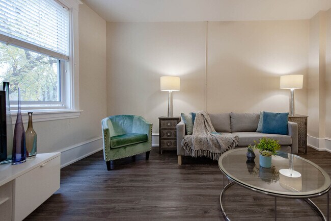 2BDR - Living Room - 377 Brandon Apartment