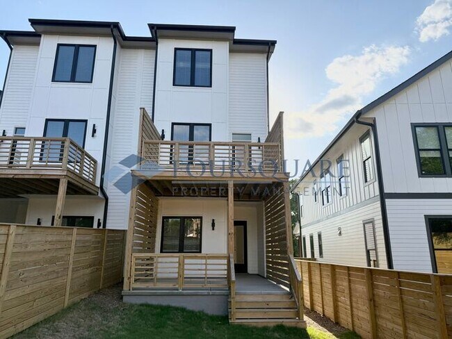 Photo - Spacious New Construction 3 Bed, 3.5 Bath Townhome with Modern Finishes, Fireplace & Fenced Yard ...