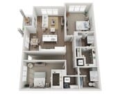Floor Plan 2C | Seasons at Franklin | Apartments in Franklin, WI