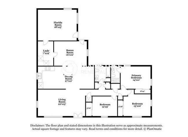 3 Bedroom Pet-Friendly Home in jacksonville, FL with Main Street Renewal
