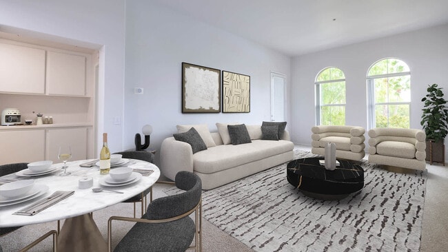 Carpeted Living Room