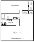 1BR/1BA
