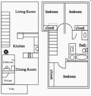 3BR/1.5BA