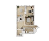 2 x 2 DD Double Renovated