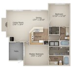 D floor plan Westmount at Eldridge