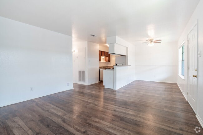 2BR, 1BA - Living Room - Foley Hill Apartments