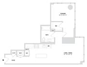One Bedroom A23 - 873 Sq. Ft. - Residences 402-3902
