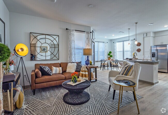 2HAB, 2BA - B2 - 1250SF_ Sala de estar