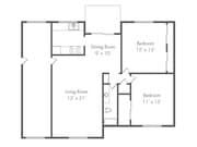 2BR/1BA