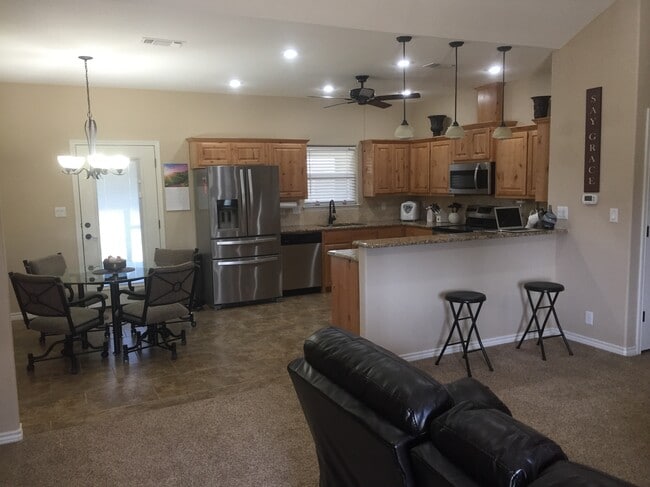 View from entry front door - 500 Longhorn Dr