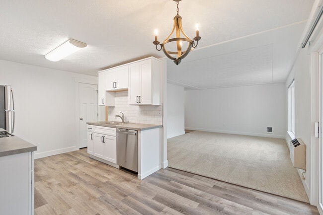 Updated Kitchen/Dining/Living