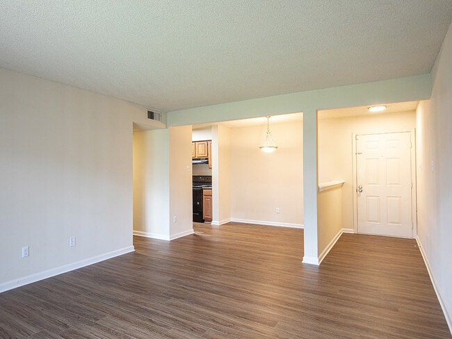 Wood-style plank flooring