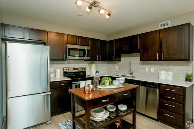 Energy efficient stainless steel appliances - The Cabochon at River Oaks Rental