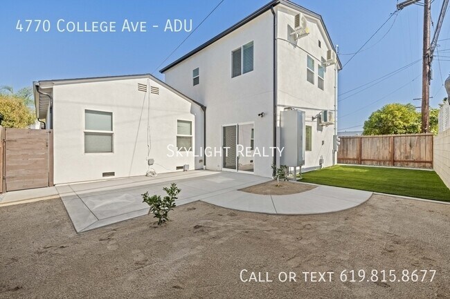 Building Photo - 4770 College Ave Unit ADU