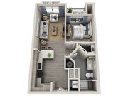 Floor plans are artist’s rendering. All dimensions are approximate. Actual product and specifications may vary in dimension or detail. Not all features are available in every apartment. Prices and availability are subject to change.