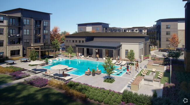 Resort-Style Pool - The Heights at Picardy Rental