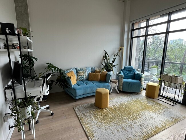 Super comfortable modern furniture. - 1501 E 4th St Unit 307