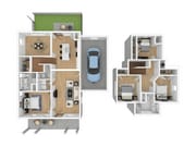 4 BR with Garage