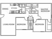 3BR/2BA