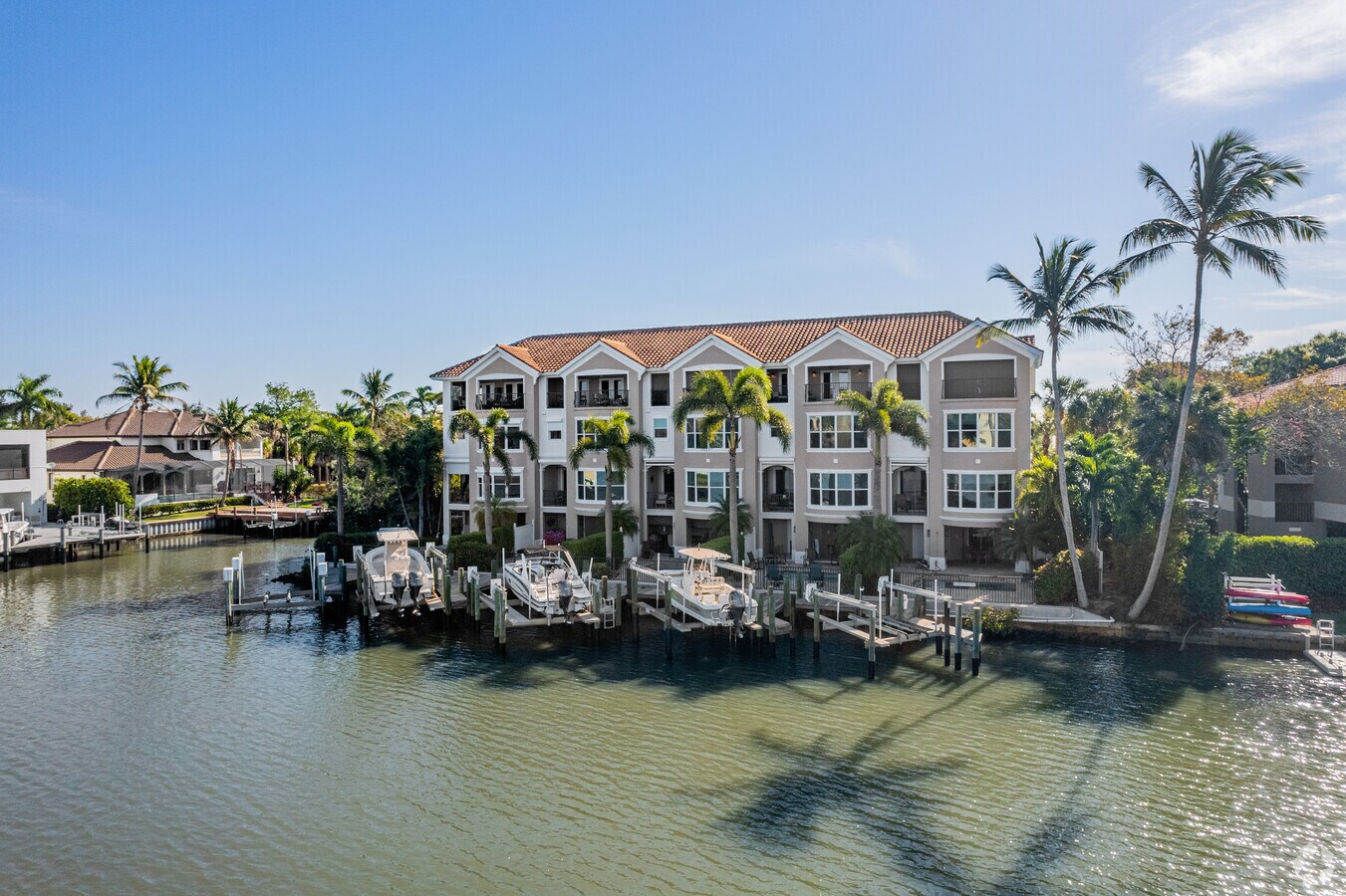 Rear of Building - Vanderbilt Lagoon Villas Condominium