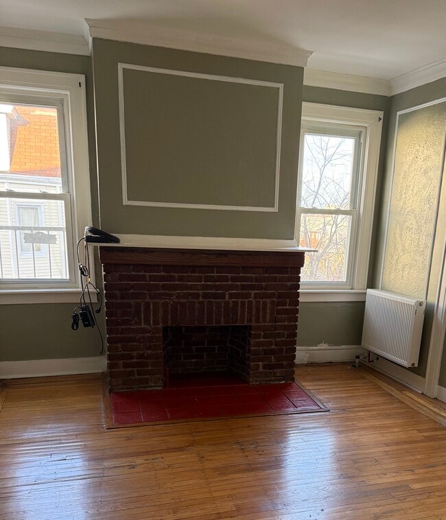 Large Living Room with Fireplace - 41 Myrtle Ave Unit Apt 2F
