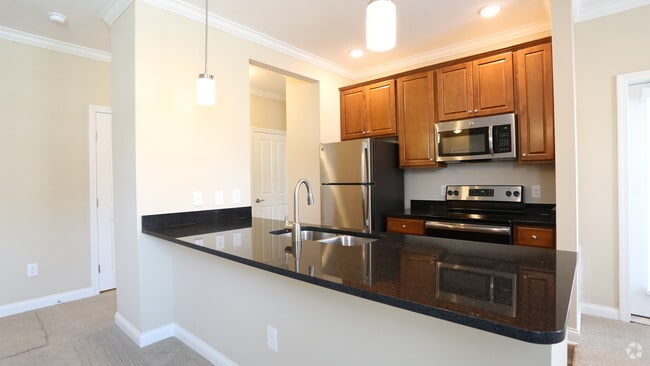 Woodbury Kitchen Black Granite