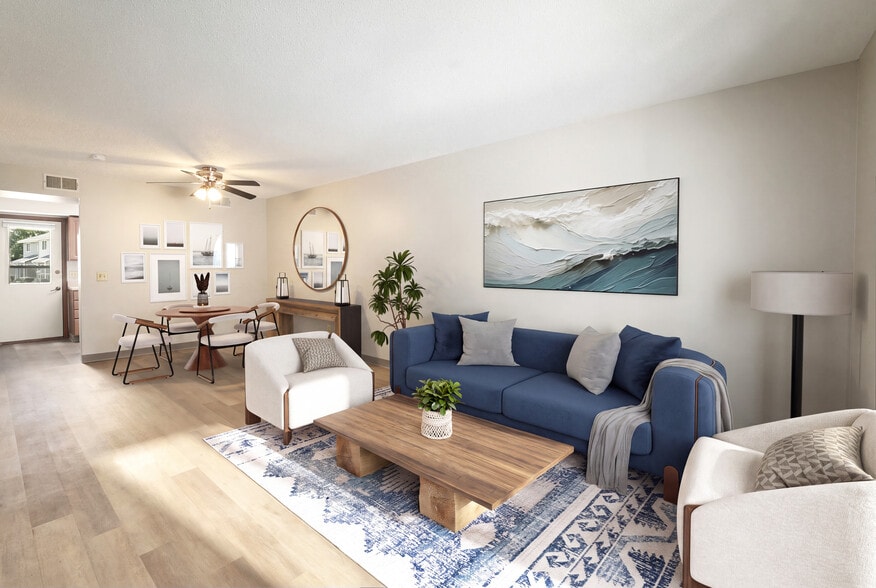 Apartments and townhomes available at Delaware Crossing in Ankeny, IA