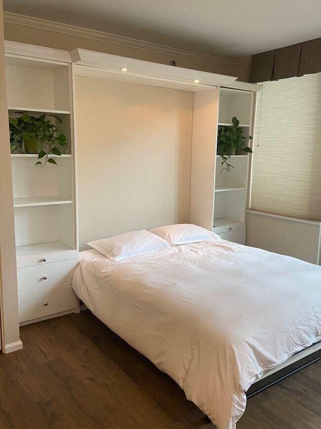 Wall Bed with Linens - 2600 2nd Ave Unit 523