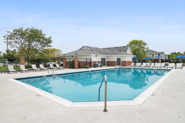 Expansive Pool Area - Mallard Crossing Apartments