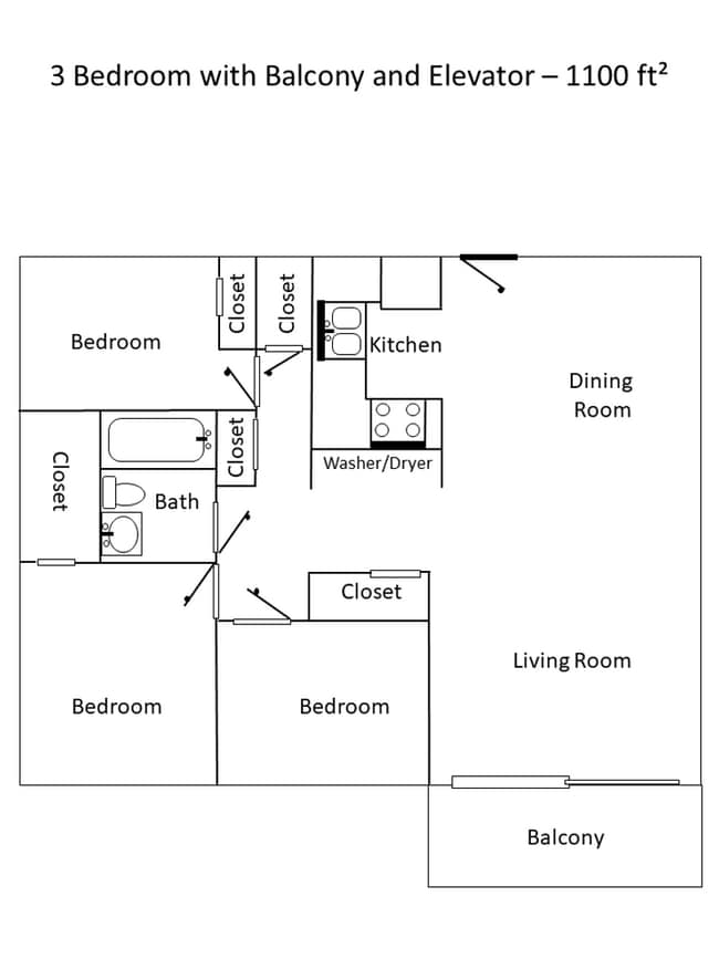Photo - 3 bedroom apartment with garage Unit G414