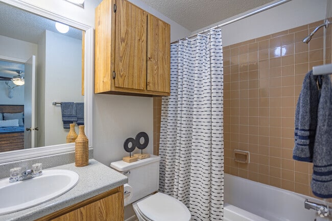 1BR, 1BA - 631SF - Bathroom