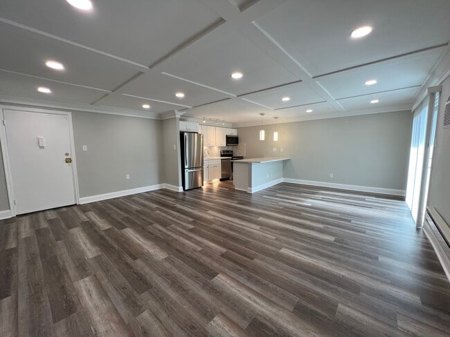 Open living room/kitchen