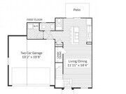 3-Bedroom Townhouse with Two-Car Garage
