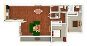 2BR/1.5BA