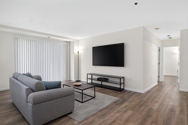 Living room (virtual staging) - 950 Massachusetts Ave Unit 106