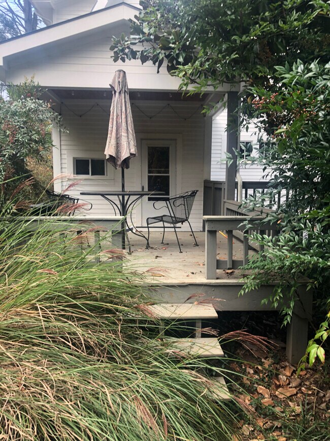 Back of house with deck - 2543 Taylors Gap Rd