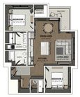 Franklin Square Phase 3, 2 Bedroom 2 Bathroom With Loft