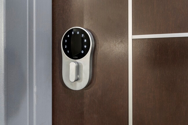 Keyless apartment entry via Latch lock