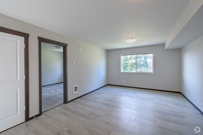 2BR, 1BA - 744SF - Living Room - Pacific Pines