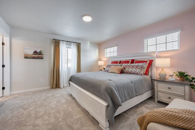 A cozy, light-filled bedroom designed for slow mornings, restful nights, and everything in between.