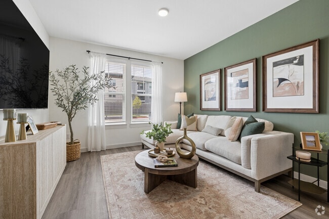 2BR, 2BA - 1,172SF - Living Room
